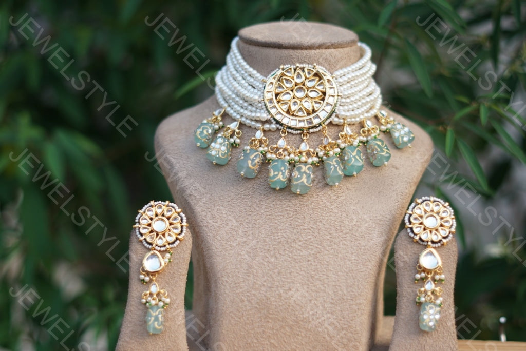 Choker set (4-2949)(N) - JEWELSTYLE