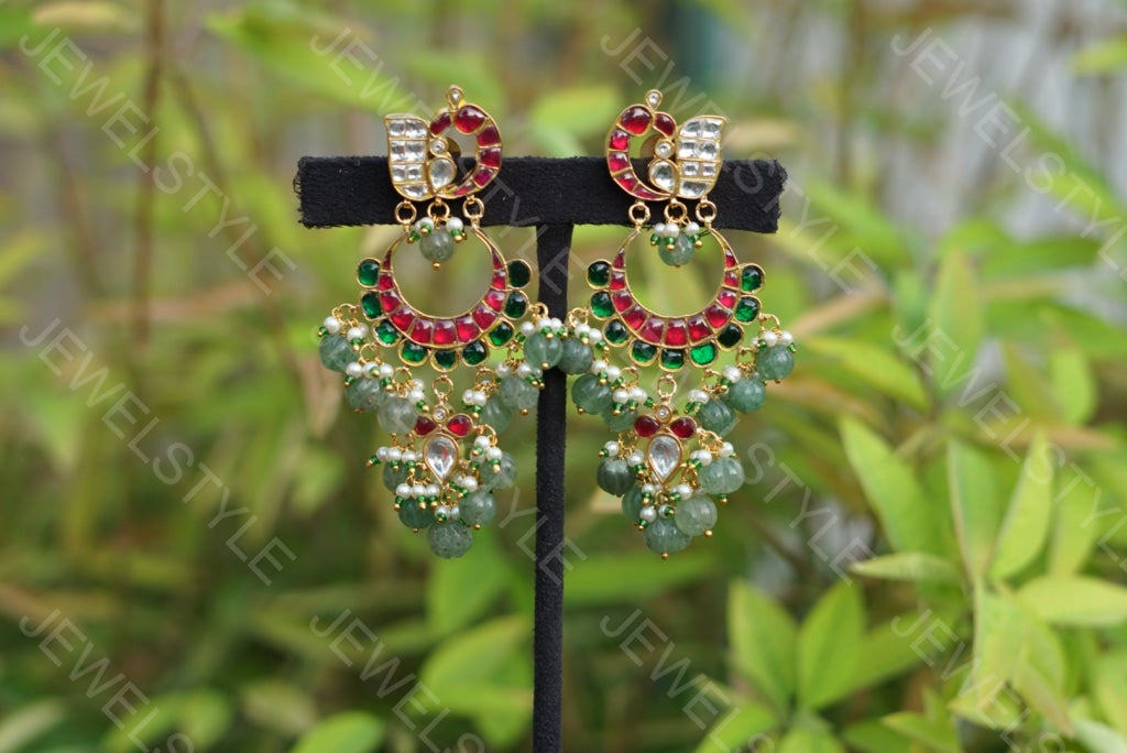 Kundan Earrings (1-1286)(Preorder)