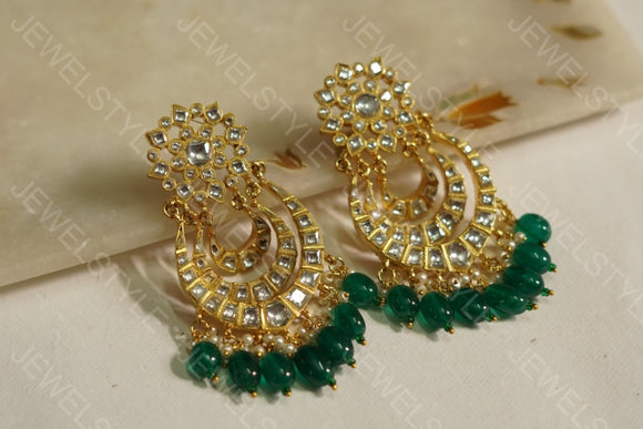 Kundan chandbali(Preorder) 1-976
