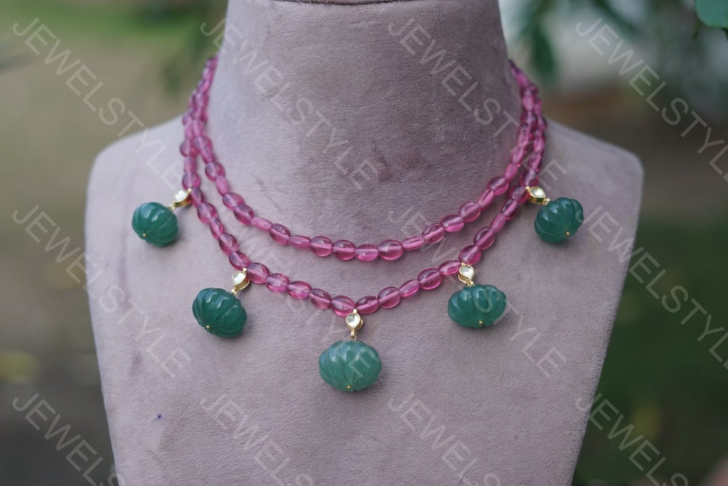 Beads Necklace (4-2958)(N) - JEWELSTYLE