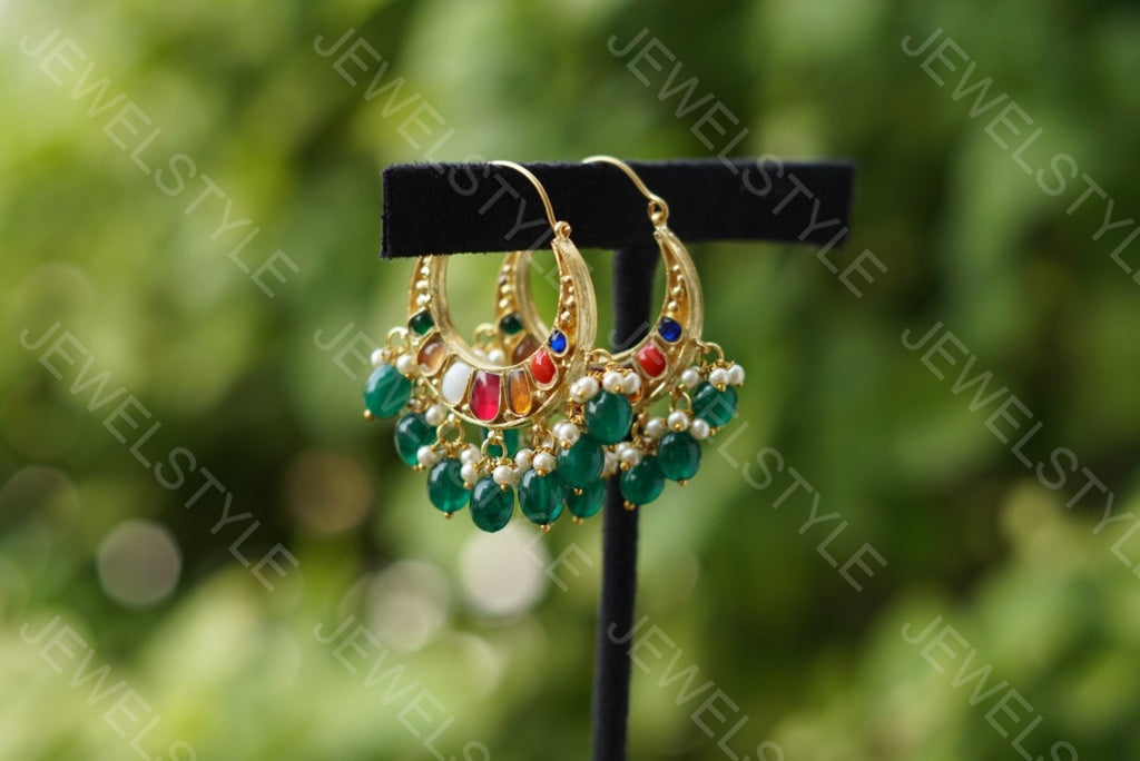 Kundan reversible Bali(Preorder) 1-800 - JEWELSTYLE