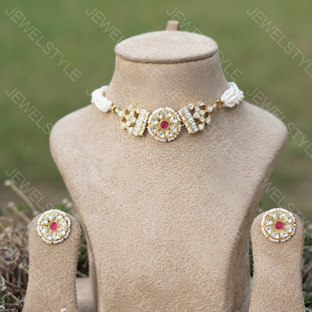 Kundan Choker set(Preorder) - JEWELSTYLE