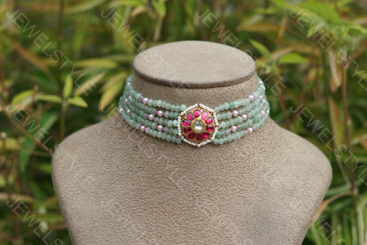 Kundan Choker(4-2001)(PREORDER) - JEWELSTYLE