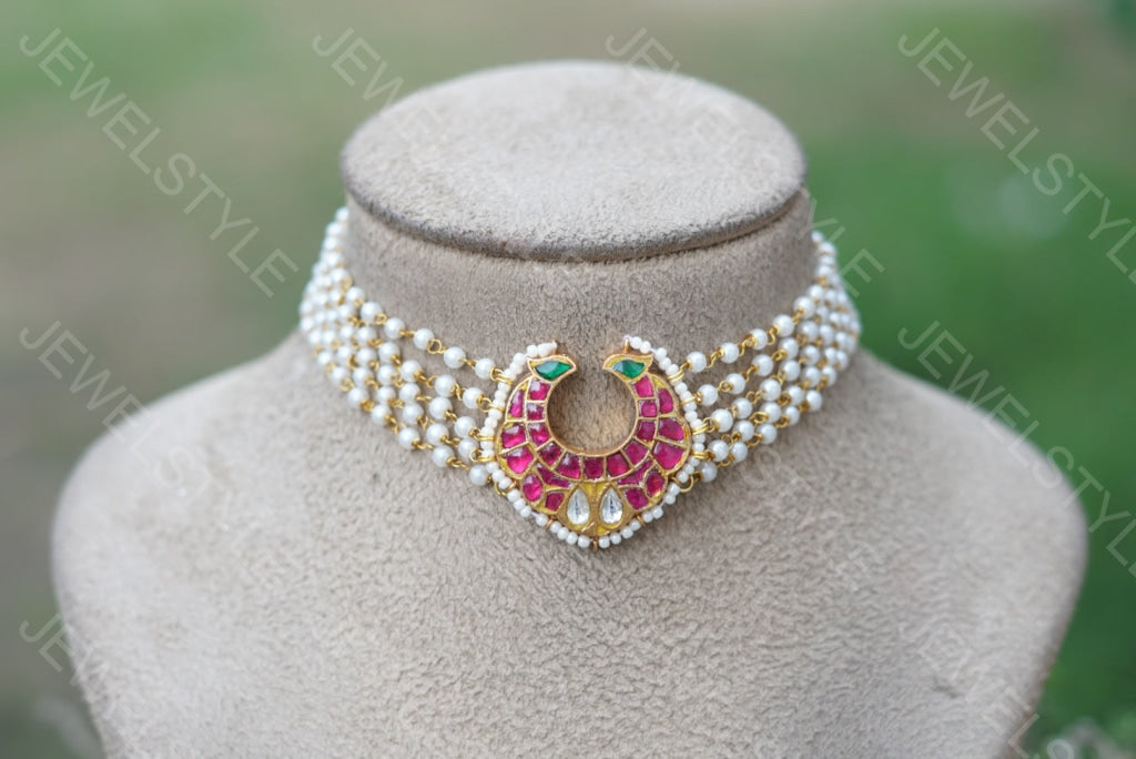 Kundan Choker (4-3292)(R)(PREORDER)