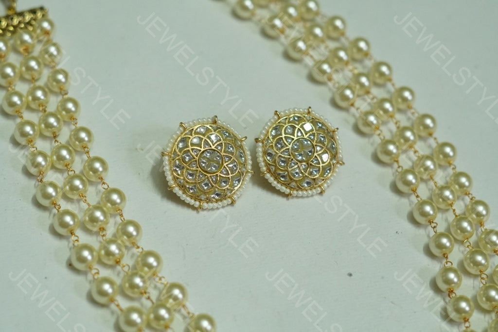 Pearl Necklace set( Preorder) 4-1431 - JEWELSTYLE