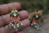 Kundan earing (1-2348)(R)(preorder)