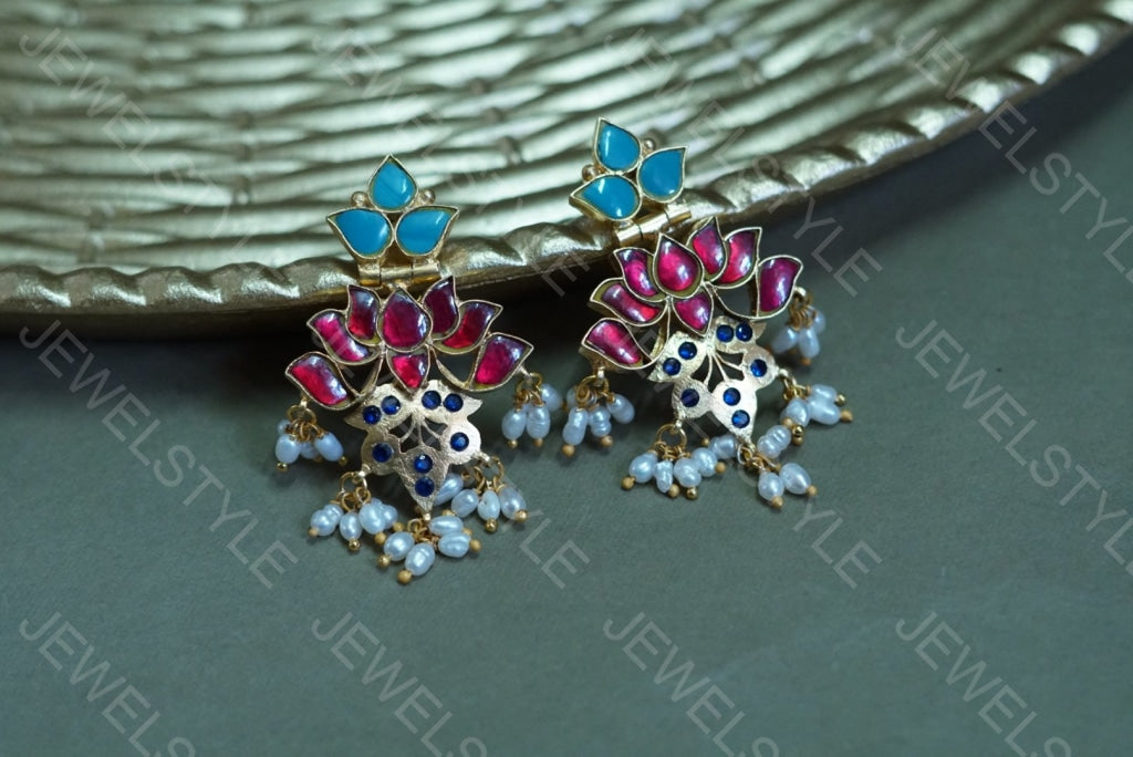 Kundan earrings(Preorder) 1-542 - JEWELSTYLE