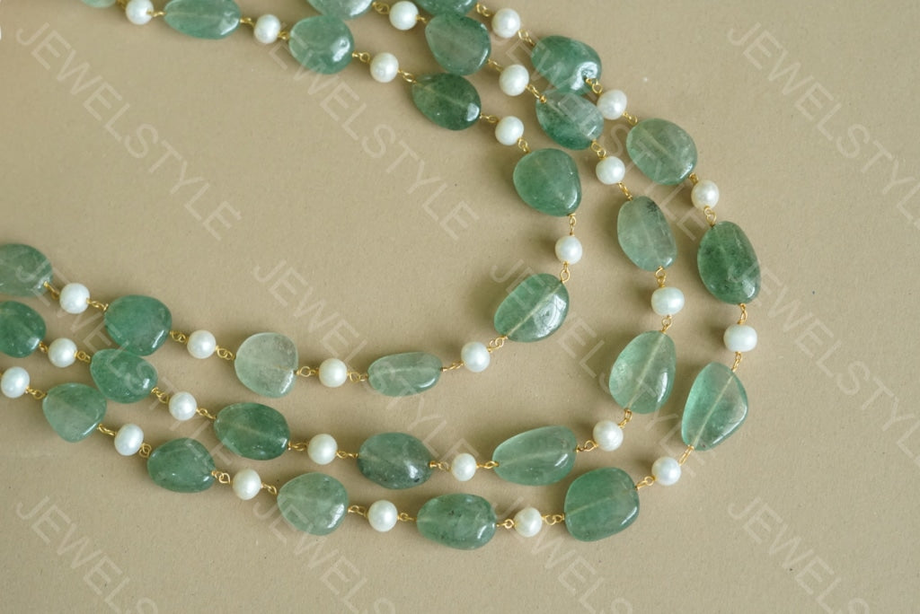 Beads Necklace (4-3756)(N) - JEWELSTYLE