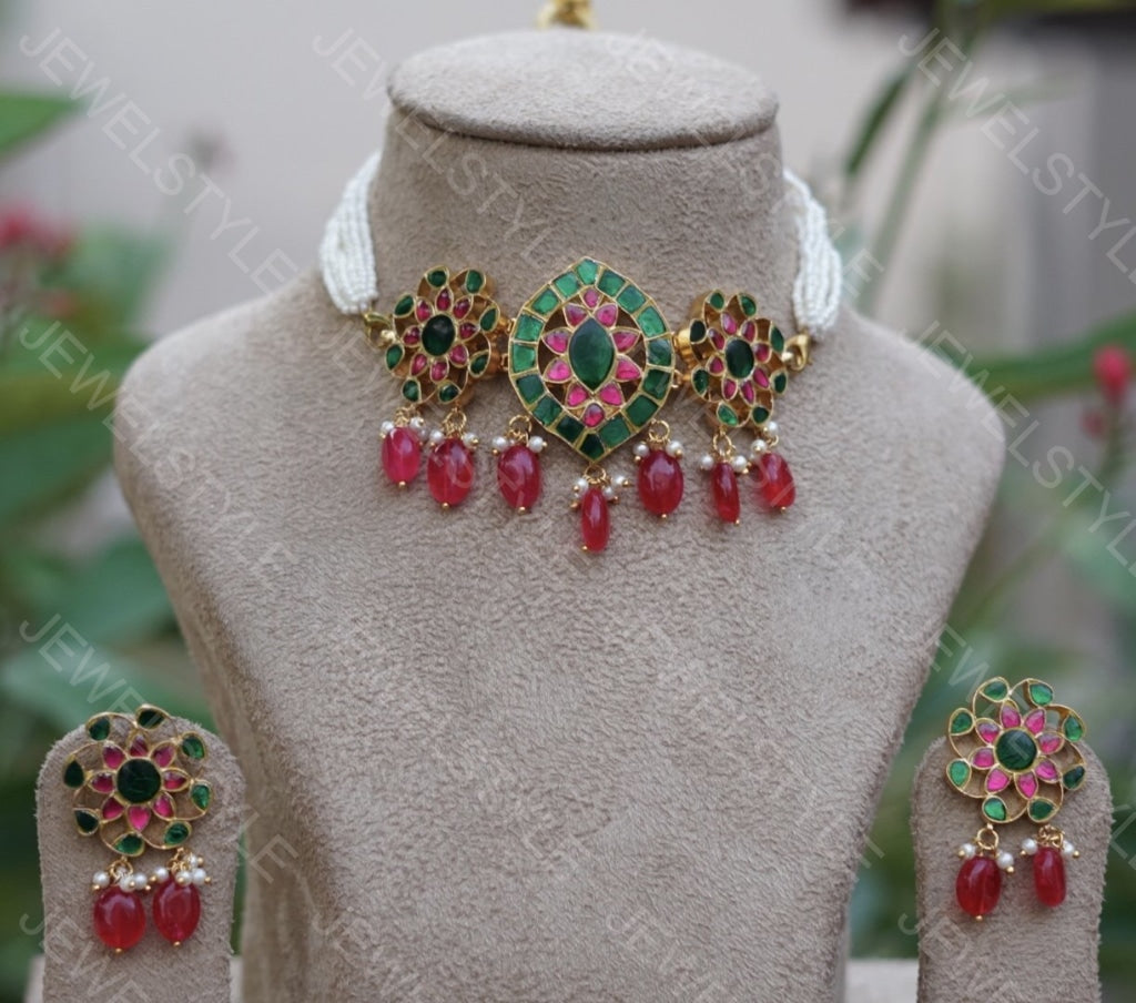 Choker set(Preorder) 4-382 - JEWELSTYLE