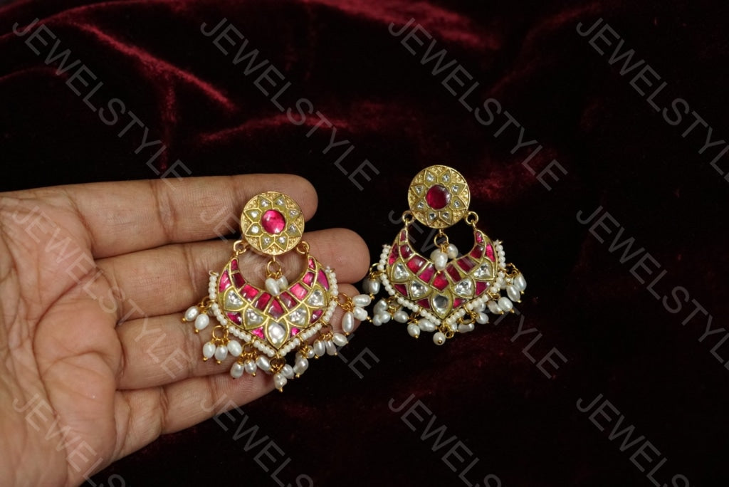 Kundan Chandbali(PREORDER) - JEWELSTYLE