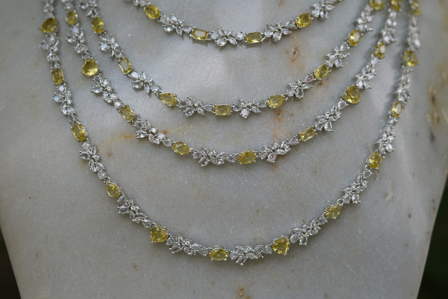 Kundan necklace set (4-5409)(B) - JEWELSTYLE