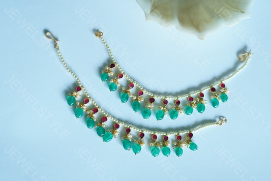 Kundan Ear Chain (9-55)