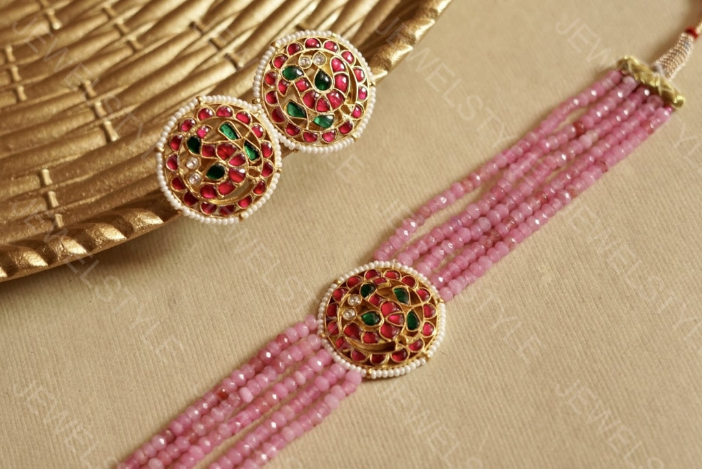 Kundan Choker set (4-963)( preorder) - JEWELSTYLE