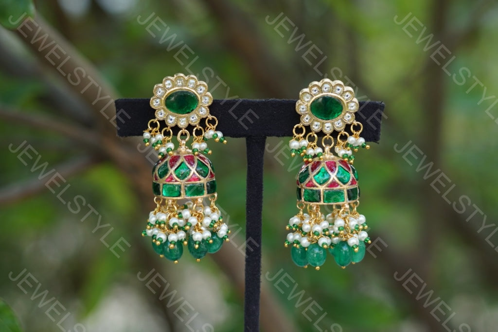 Kundan Jhumki(PREORDER) 1-1146 - JEWELSTYLE