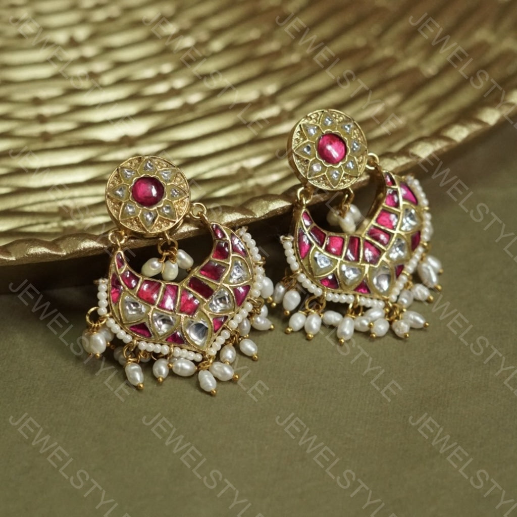 Kundan Chandbali(PREORDER) - JEWELSTYLE