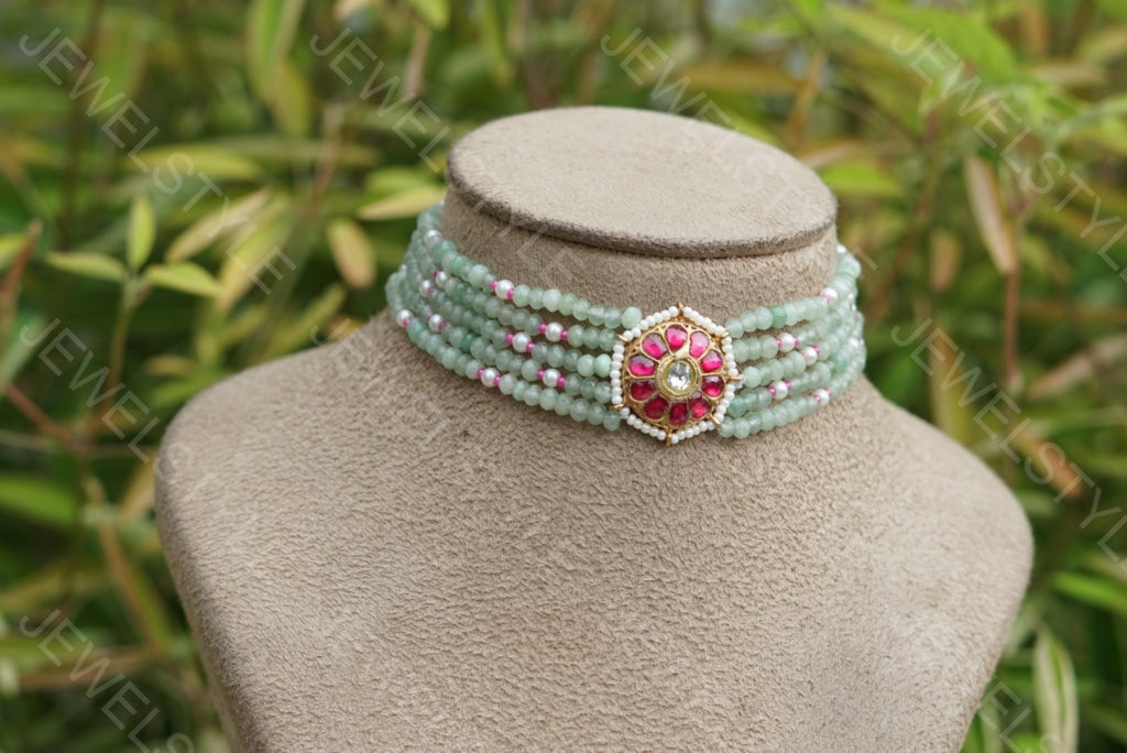 Kundan Choker(4-2001)(PREORDER) - JEWELSTYLE