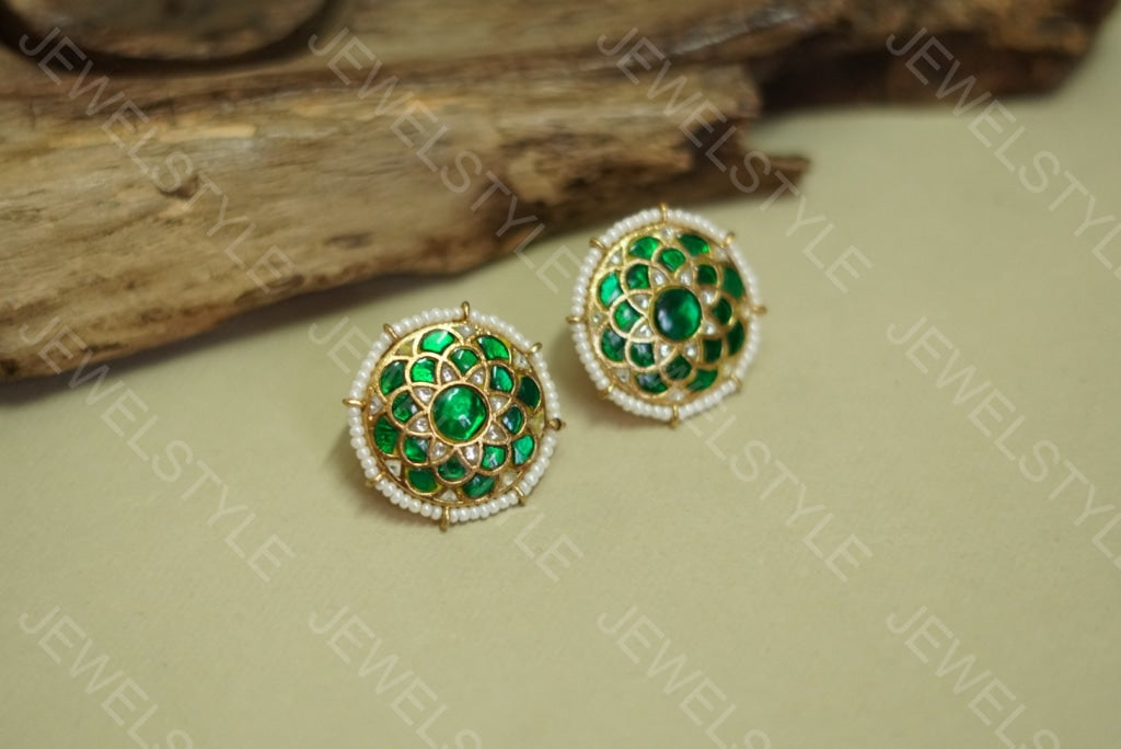 Kundan studs ( Preorder ) 1-915 - JEWELSTYLE