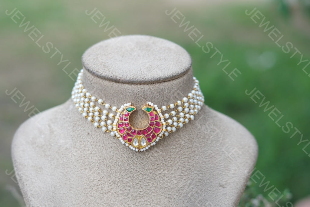 Kundan Choker (4-3292)(R)(PREORDER)