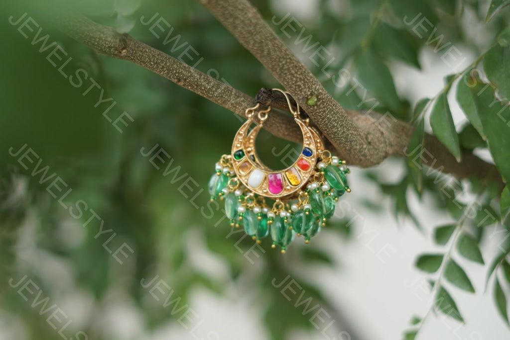 Kundan Earrings(1-1464)(PREORDER)