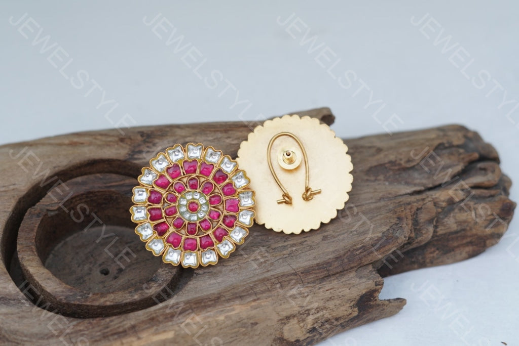 Kundan Big Studs(1-1492)(PREORDER)