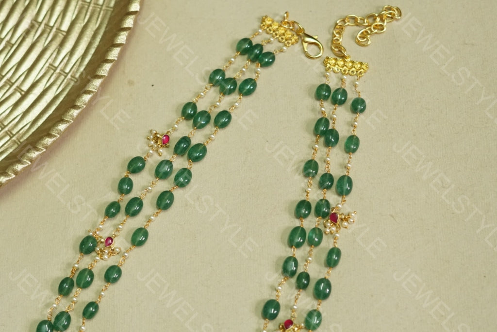 Beads Necklace (4-3460)(OFFER PIECE)(N) - JEWELSTYLE
