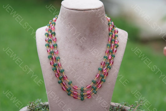 Beads Necklace (4-4050)(N) - JEWELSTYLE