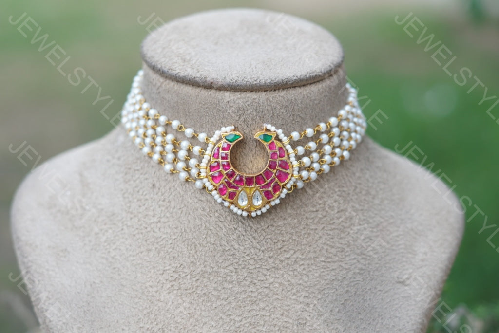 Kundan Choker (4-3292)(R)(PREORDER)