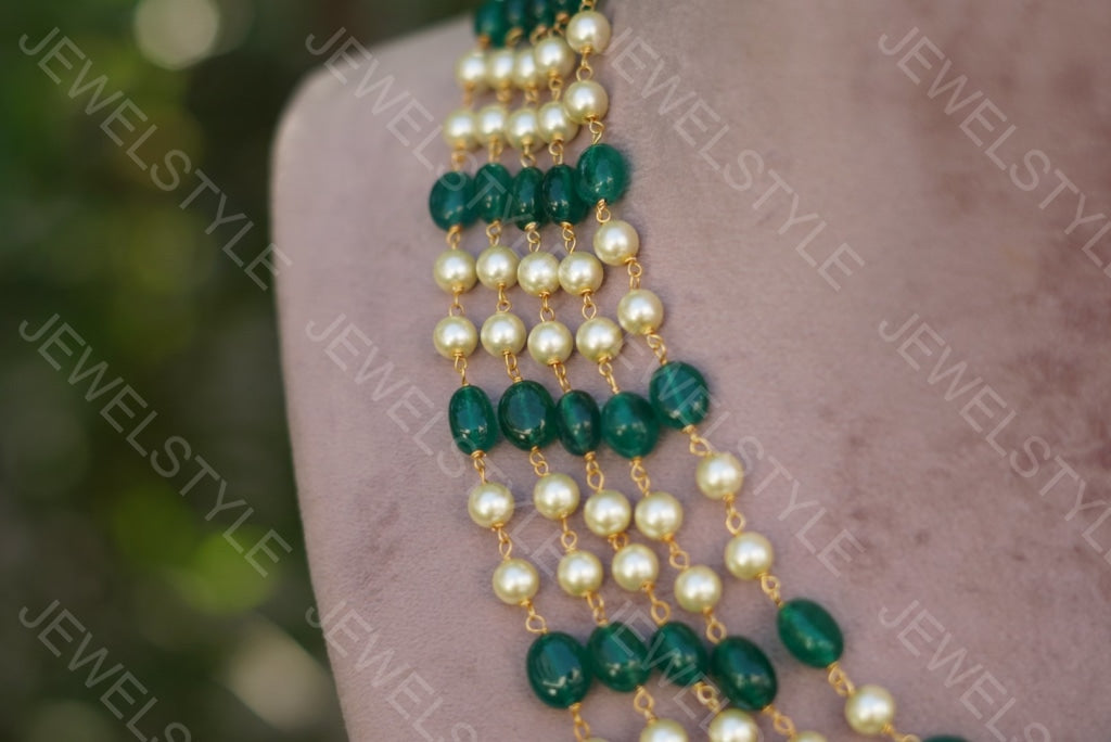 Beads Necklace (4-1292) - JEWELSTYLE