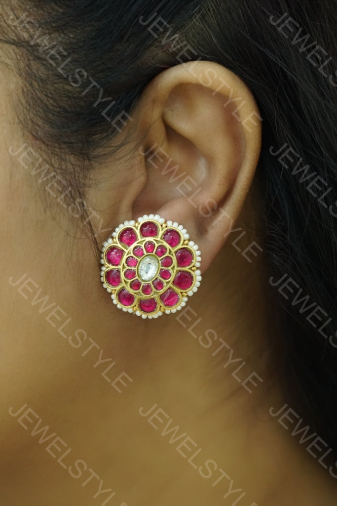 Kundan studs (1-1972)(R)(PREORDER)
