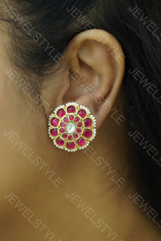 Kundan studs (1-1972)(R)(PREORDER)