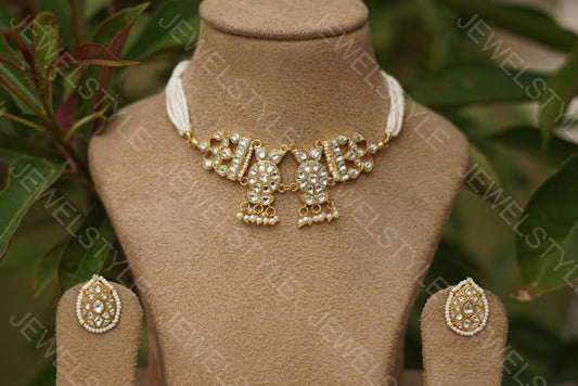 Kundan Necklace set( Preorder) 4-1014 - JEWELSTYLE