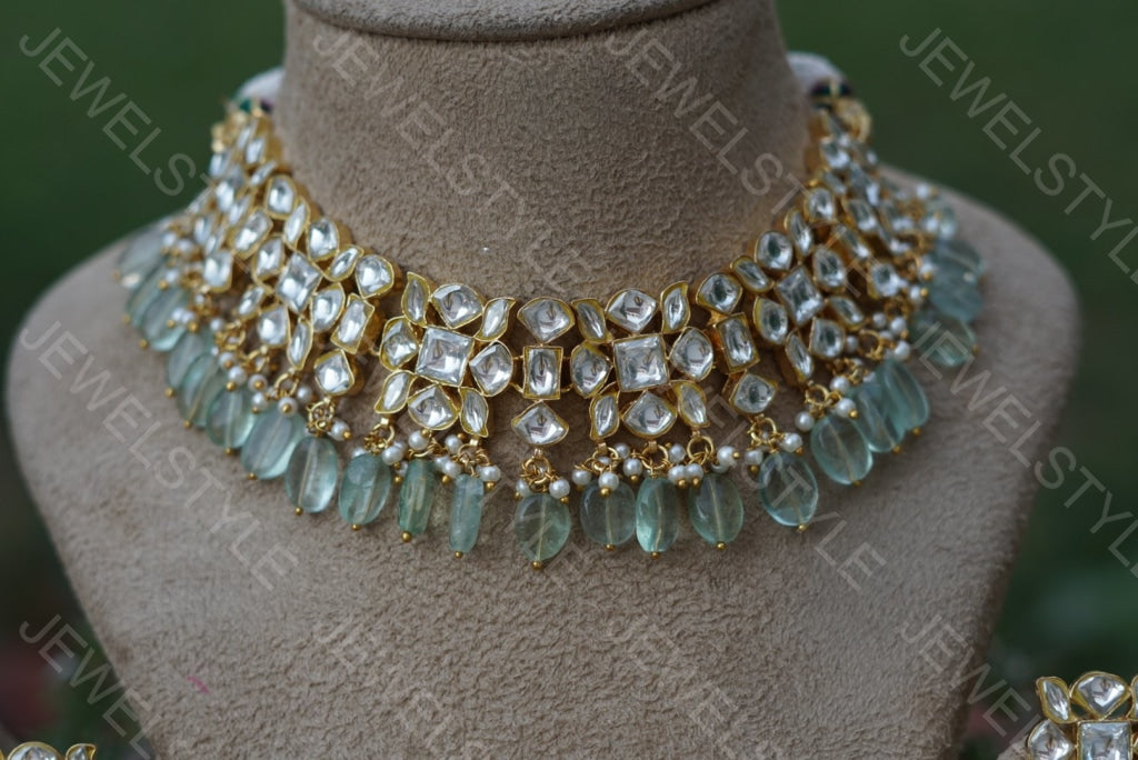 Kundan choker set(4-845)(R)(PREORDER) - JEWELSTYLE