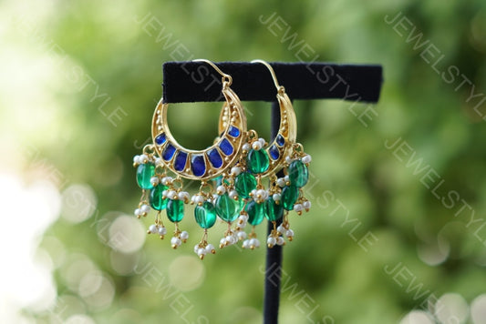 Kundan reversible bali (Preorder) 1-861 - JEWELSTYLE