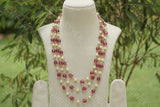 Rodolite beads necklace
