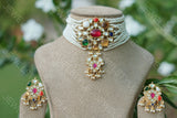 Navratan Kundan Choker set(PREORDER)(R)(4-1562)