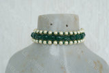 Green Beads Choker  (4-4163)(N)
