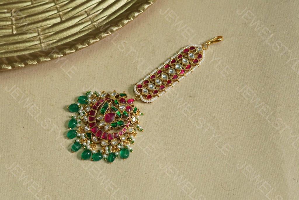 Kundan Maangtika (5-769)(preorder) - JEWELSTYLE