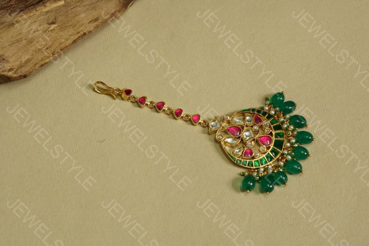 Kundan Maangtika(PREORDER) (5-90-c) - JEWELSTYLE