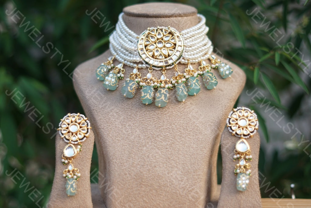 Choker set (4-2949)(N) - JEWELSTYLE