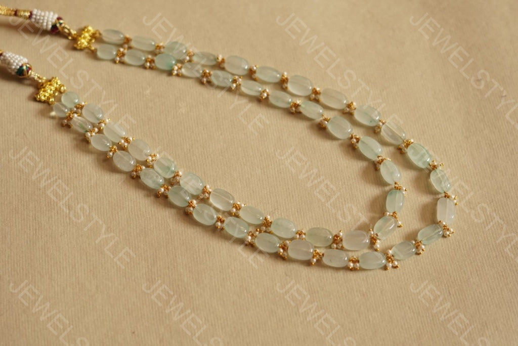 Beads necklace(Preorder) (4-969) - JEWELSTYLE