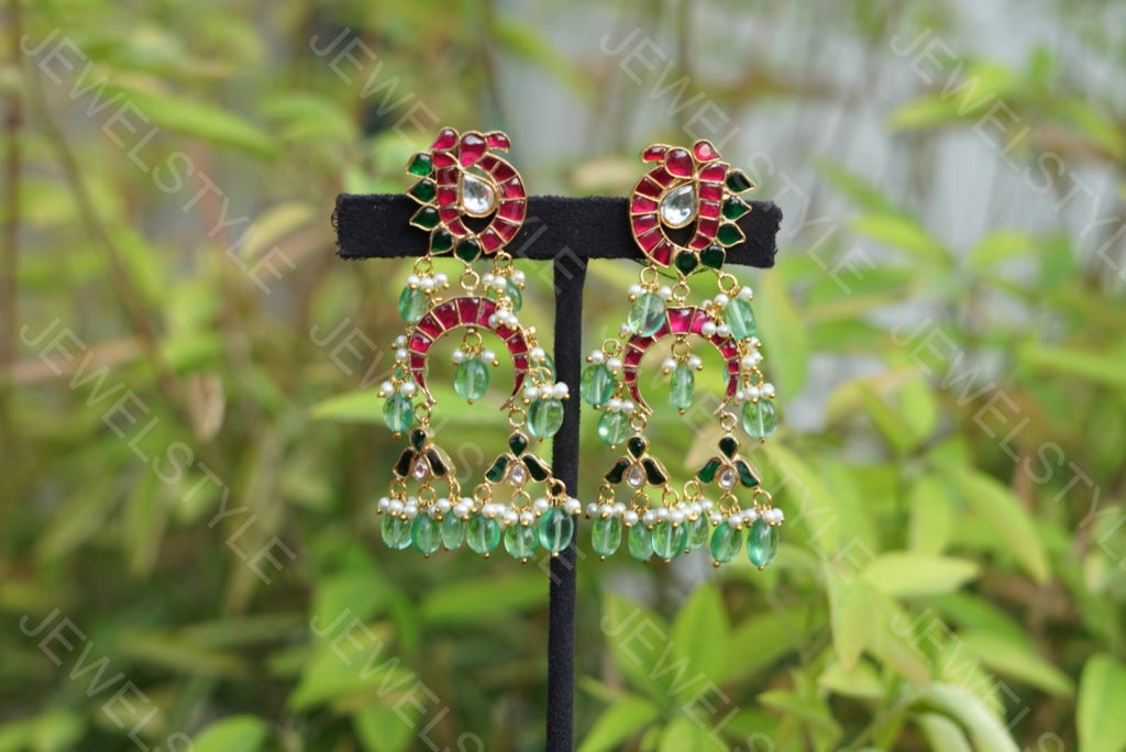 Kundan Earrings (1-1288)(Preorder)