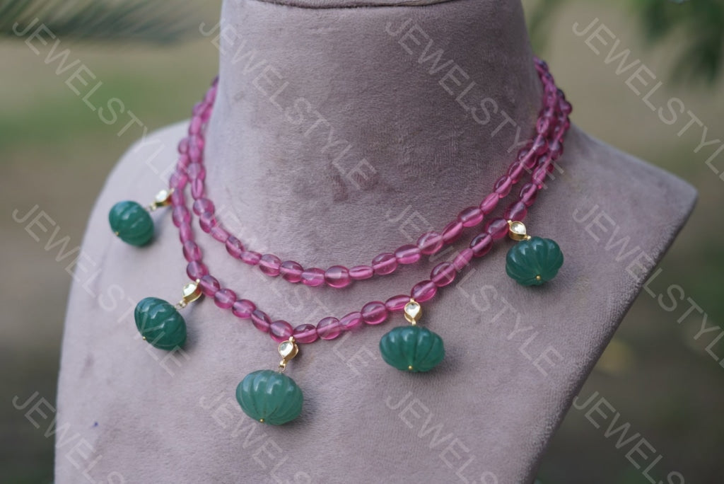Beads Necklace (4-2958)(N) - JEWELSTYLE