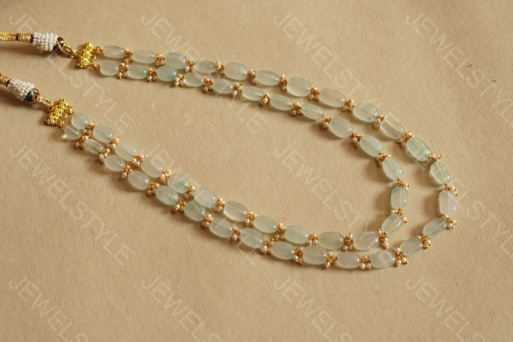 Beads necklace(Preorder) (4-969) - JEWELSTYLE