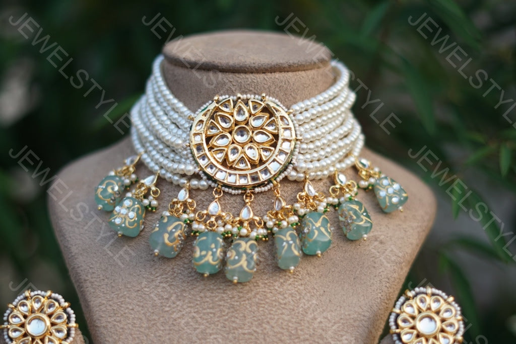 Choker set (4-2949)(N) - JEWELSTYLE