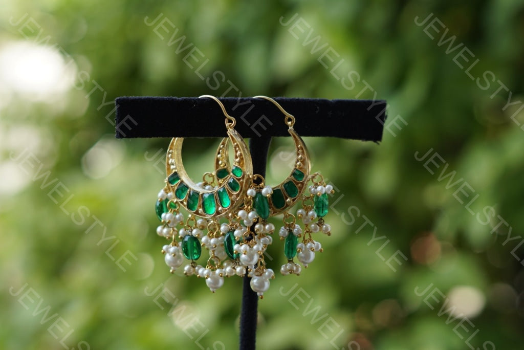 Reversible Kundan Bali (Preorder) 1-855 - JEWELSTYLE