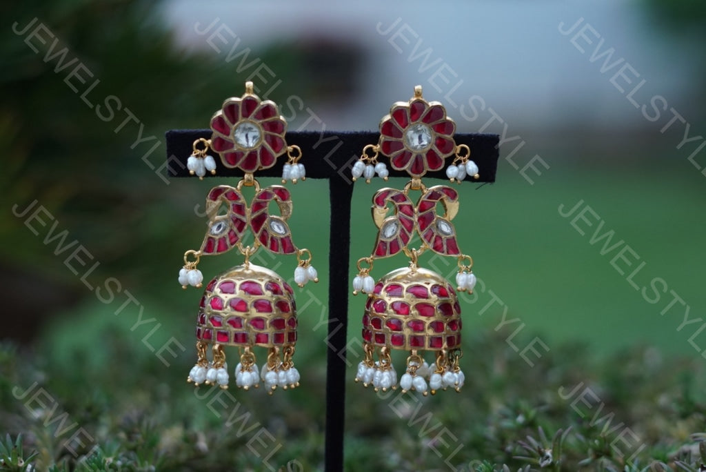Kundan jhumki(Preorder) 1-579 - JEWELSTYLE
