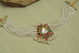 Kundan choker set (Preorder) 4-914