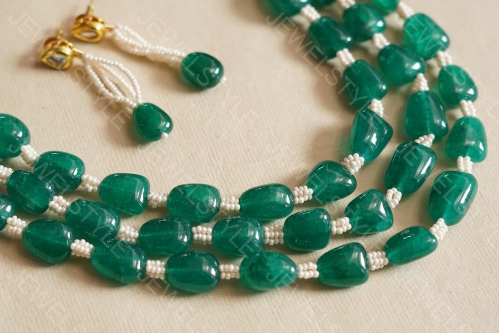 Beads Necklace set - JEWELSTYLE