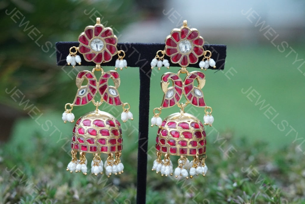 Kundan jhumki(Preorder) 1-579 - JEWELSTYLE