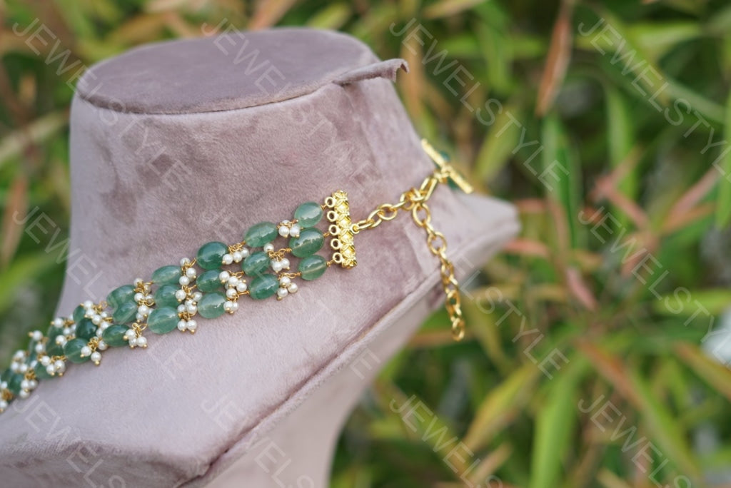 Beads Necklace(4-1372)(N) - JEWELSTYLE